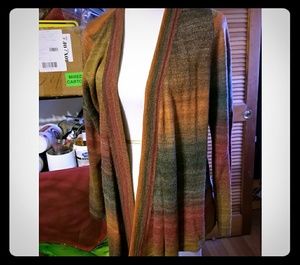 Fall-colored cardigan